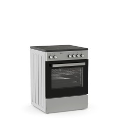 Thermogatz TGS CER600 S Κουζίνα 60lt με Κεραμικές Εστίες Π60εκ. Inox